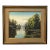 Early 20th Century River Original Oil on Canvas Signed on the Bottom, Framed For Sale