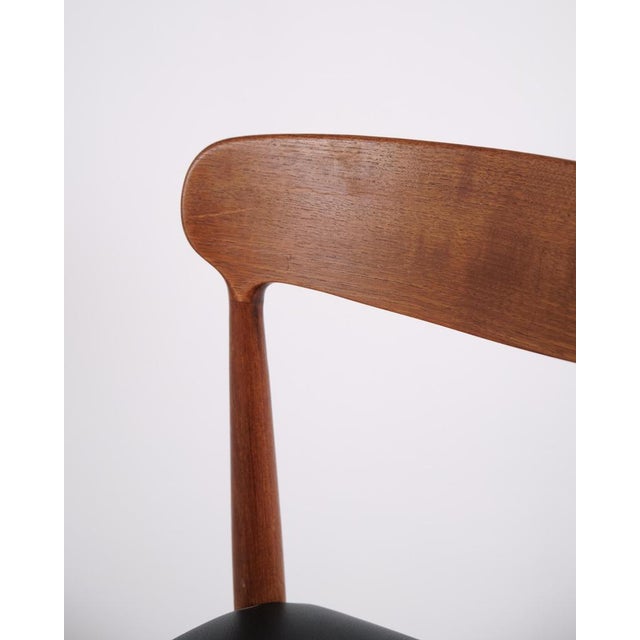 Scandinavian Teak Dining Chairs attributed to Uldum Møbelfabrik, 1960s, Set of 6 For Sale - Image 9 of 13