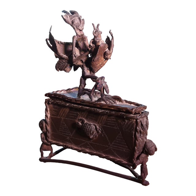 Late 19th Century African Ashanti Kuduo For Sale