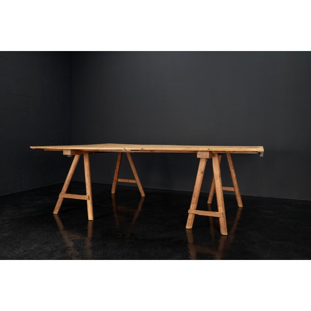 1920s Vintage Modular Pine Table, 1920s For Sale - Image 5 of 18