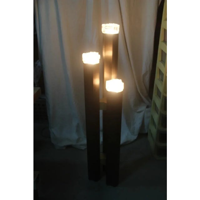 1970s Bronzed Aluminum Floor Lamp by Gaetano Sciolari, 1970s For Sale - Image 5 of 15
