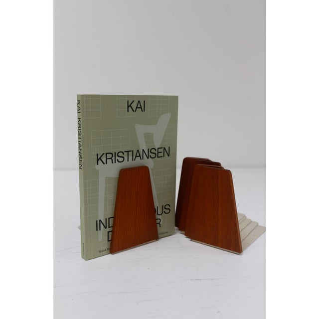 Mid-Century Teak Bookends by Kai Kristiansen for FM, 1960s, Set of 6 For Sale - Image 13 of 18