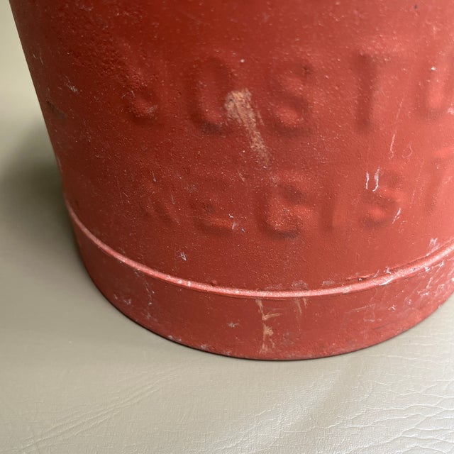 Brick Red Milk Jag - Whiting Milk Boston - Early 1900 For Sale - Image 8 of 10
