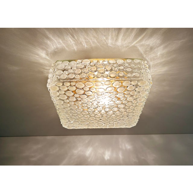 Vintage Bubble Glass Flush Mount from Erco, 1970s For Sale - Image 4 of 11