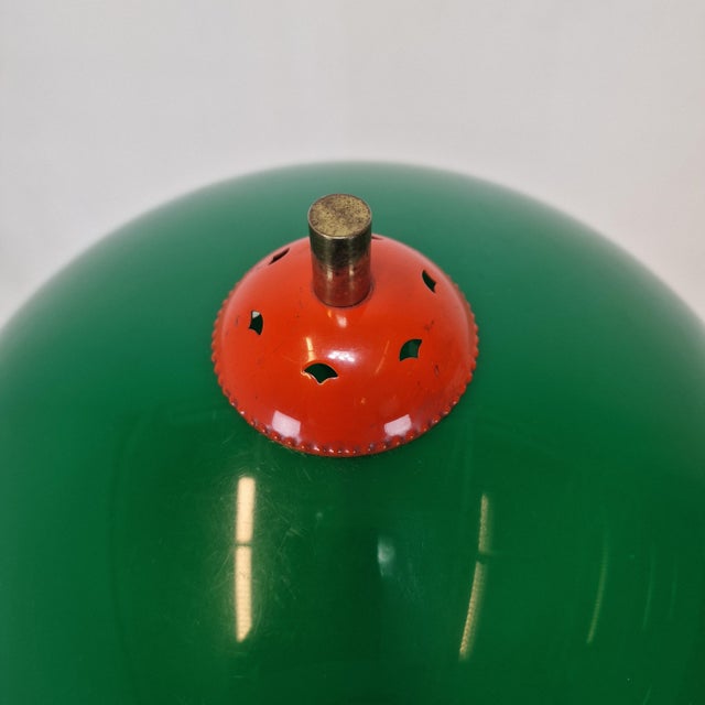 Metal Mid-Century Italian Space Age Murano Glass Floor Lamp, 1970s For Sale - Image 7 of 13