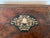 Beautiful napoleon iii token box box in thuja burl veneer pretty engraved brass marquetry medallion fillet inlay...