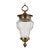1950s Gilt Bronze & Molded Glass Versailles Style Hall Lantern For Sale