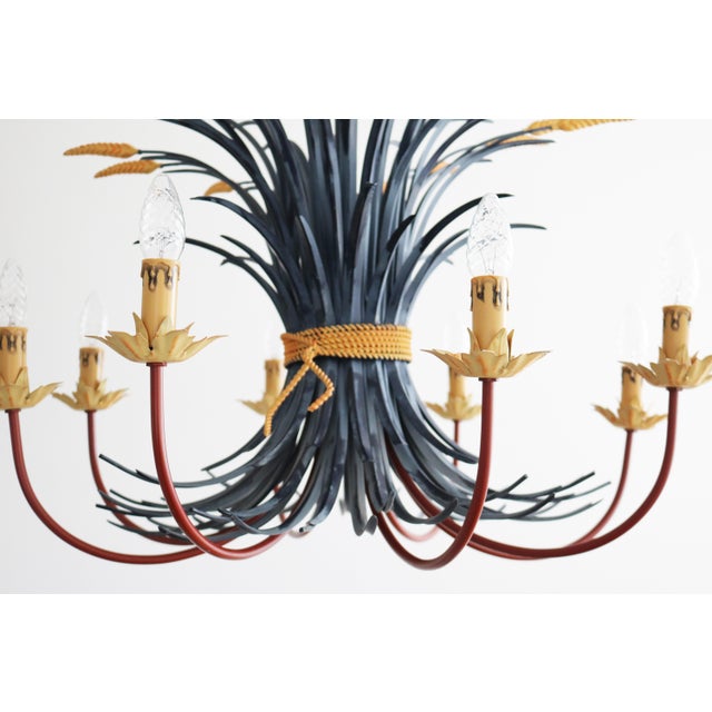 Hollywood Regency Chandelier from Banci Firenze, Italy, 1980s For Sale - Image 9 of 12