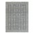 9 X 12 Modern Swedish Style Gray Wool Rug With Geometric Design For Sale