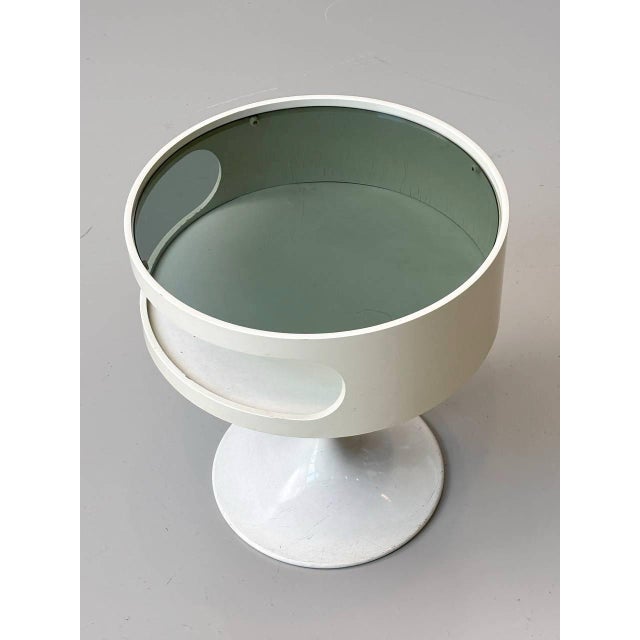 Cream Luna Side Table from Opal Möbel, 1970s For Sale - Image 8 of 15