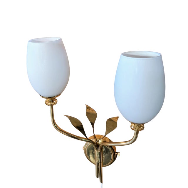 Metal Brass Wall Light from Itsu Finland, 1950s For Sale - Image 7 of 11