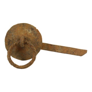 18th C. Wrought Iron Door / Gate Latch For Sale