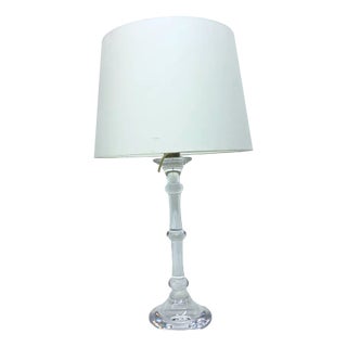 Tiffany Table Lamp with Glass Base by Ingo Maurer for Design M, 1980s For Sale