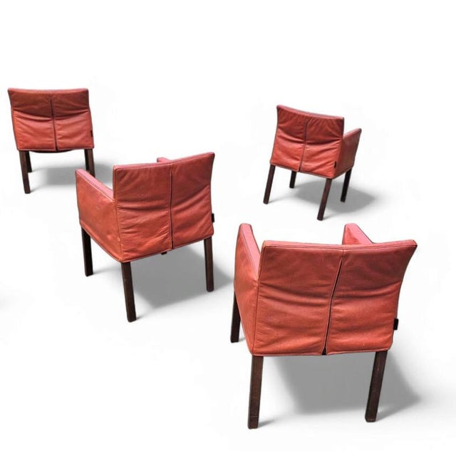 Wood Fellini Chairs by Gerard van den Berg for Label, 1990s, Set of 5 For Sale - Image 7 of 12