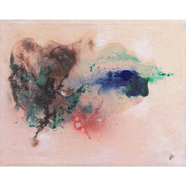 'Biomorphic Abstraction' by E. B. Stetson, Large American Abstract Oil For Sale - Image 10 of 10