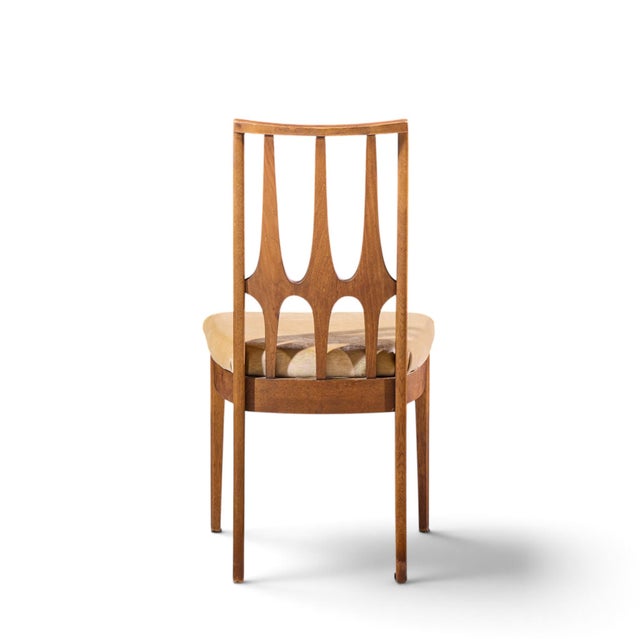 Brown Broyhill Brasilia Mid Century Walnut Dining Chairs - Set of 6 For Sale - Image 8 of 18