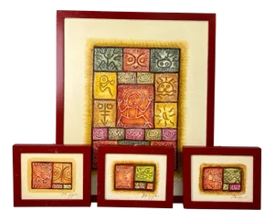 Untitled, 1970s, Oil on Canvas, Framed, Set of 4