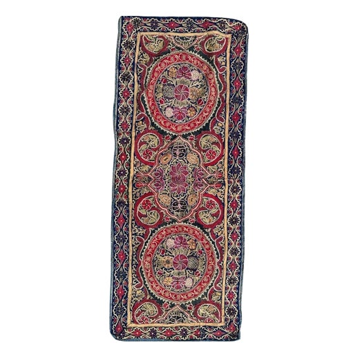 Vintage Rashti Douzi Embroidery, 1920s For Sale