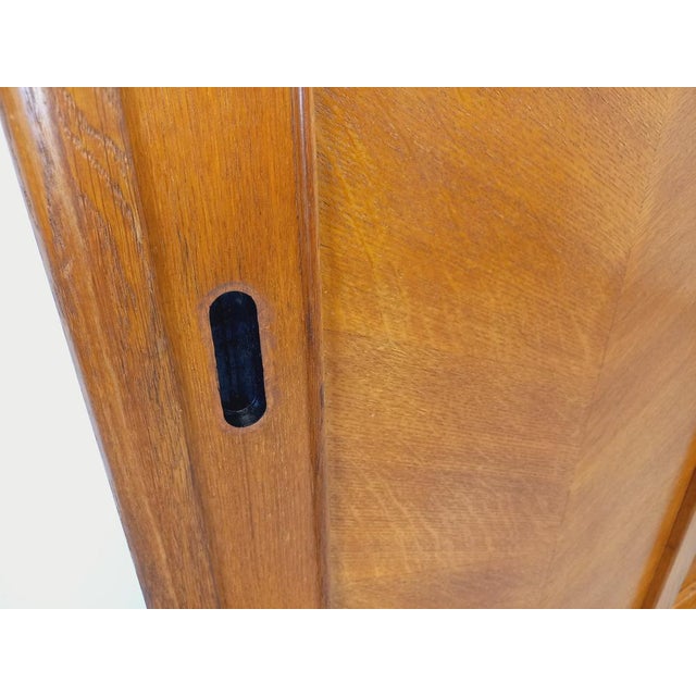 Vintage Oak Wardrobe, 1960s For Sale - Image 17 of 18