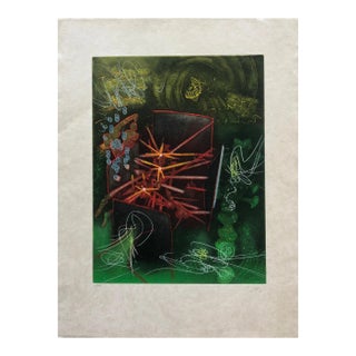 Je Suis Entact from Une Saison en Enfer, Roberto Matta Etching For Sale