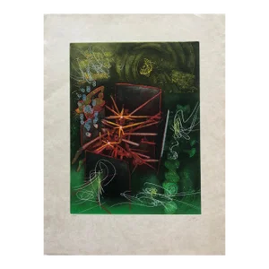 Je Suis Entact from Une Saison en Enfer, Roberto Matta Etching