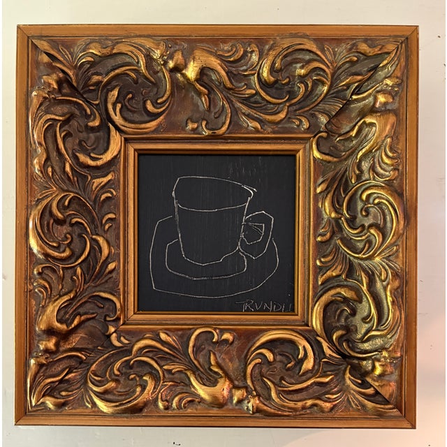 Abstract Sarah Trundle, Contemporary Abstract Framed Painting, "The Best Part of Waking Up" For Sale - Image 3 of 3