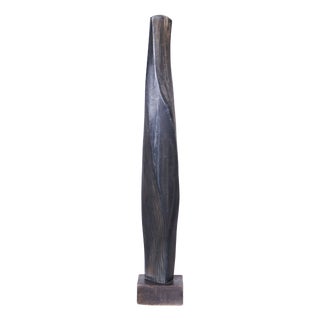 Art Deco Statue in Linden Wood, 1920s For Sale