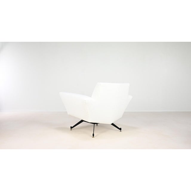 Set of Model M530 Lounge Chairs by Studio Tecnico A.P.A for Lenzi. Italy, 1950s For Sale - Image 4 of 15