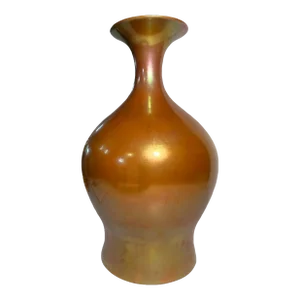 1999 Eva Zeisel Large Porcelain Baluster Form “Eosin” Glaze Vase