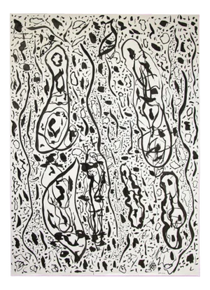 Maurizio Gracceva, Fluctuations, Ink Drawing, 2017