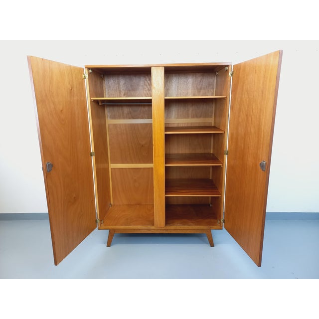 1960s Vintage Oak Wardrobe, 1960s For Sale - Image 5 of 14