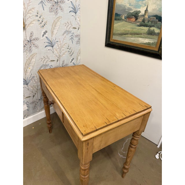 19th Century English Pine Table / Desk For Sale - Image 11 of 11