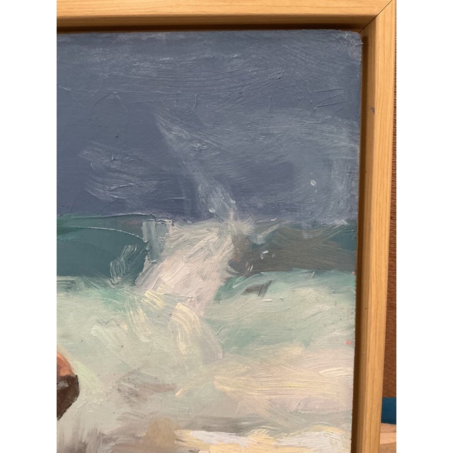 Contemporary Beach Painting of Surfer “Surf Arrangement No.60” by Doug Stotts For Sale - Image 4 of 8