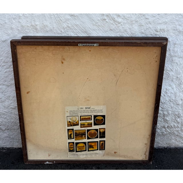 Mid-Century Modern 1960s Virgil Thrasher Lucid Lines “Wheat” “Ten Trees” Wall Art - Set of 2 For Sale - Image 3 of 8