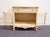 Late 20th Century Kindel Furniture Rochelle Collection Cream Pained Country French Provincial 26" Cabinet Nightstand W. Grilled Doors 311-41-41 For Sale - Image 5 of 16