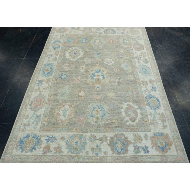 Turkish Oushak Rug 5' x 7' #17960 Explore a curated collection of hallway runners, wool rugs, and handmade masterpieces at...