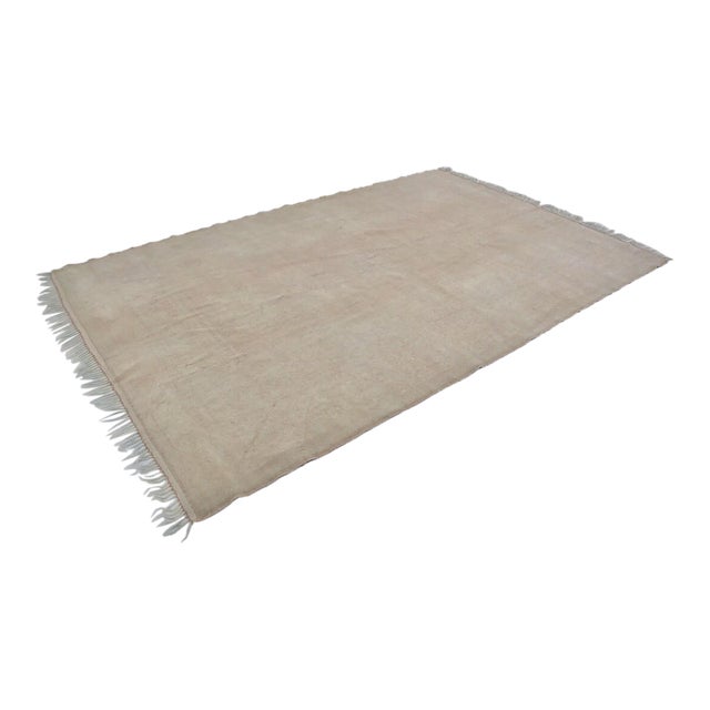 1940s Oversize Oushak Floral Handknotted Rug For Sale