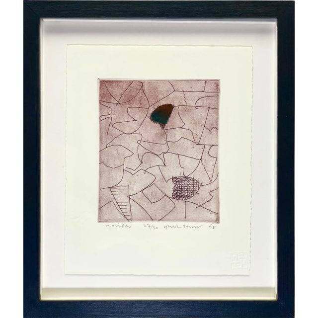 Printmaking Materials 1990s Set of 4 Signed Gordon House Limited Edition Etchings 27/30 For Sale - Image 7 of 7