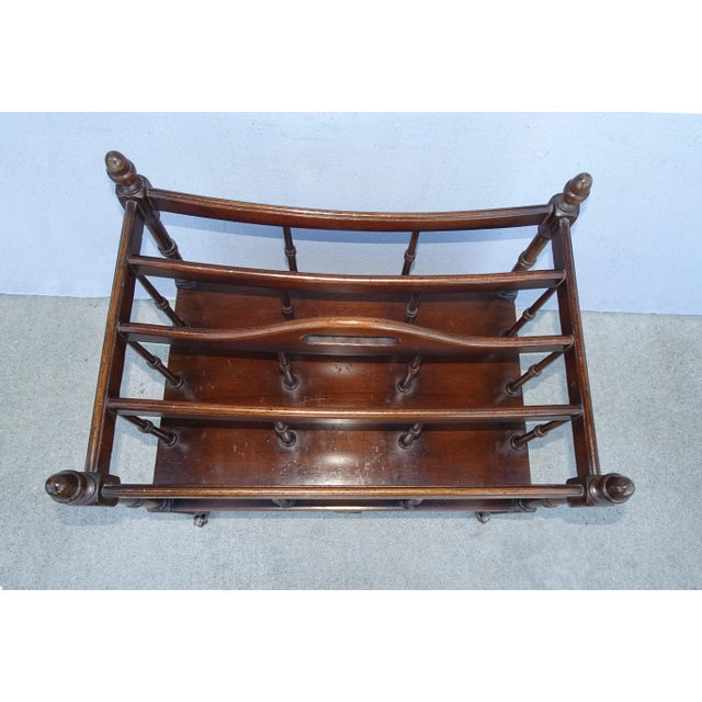 Vintage Mill Valley Canturbury Magazine Rack For Sale In Los Angeles - Image 6 of 12