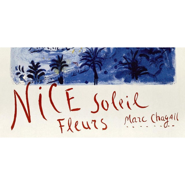 Nice, Bay of Angels Poster after Marc Chagall For Sale - Image 6 of 7