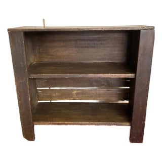 Antique Bucket Bench or Crock Shelf (Unpainted) For Sale
