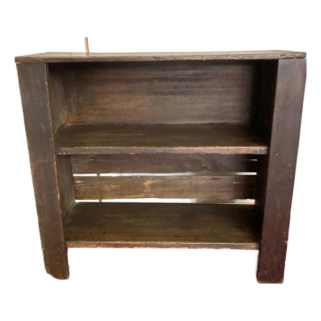 Antique Bucket Bench or Crock Shelf (Unpainted) For Sale