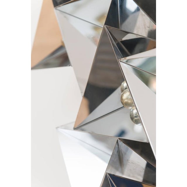 Mid-Century C. Jere Chrome Wall Sculpture With Lucite