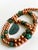 Artisan Solid Copper & Green Aventurine Statement Necklace | Verdigris Patina Pendant | Bohemian Luxe Handcrafted Jewelry For Sale - Image 4 of 18