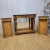 Antique Biedermeier Style Console Table With 2 Side Chests For Sale - Image 12 of 12