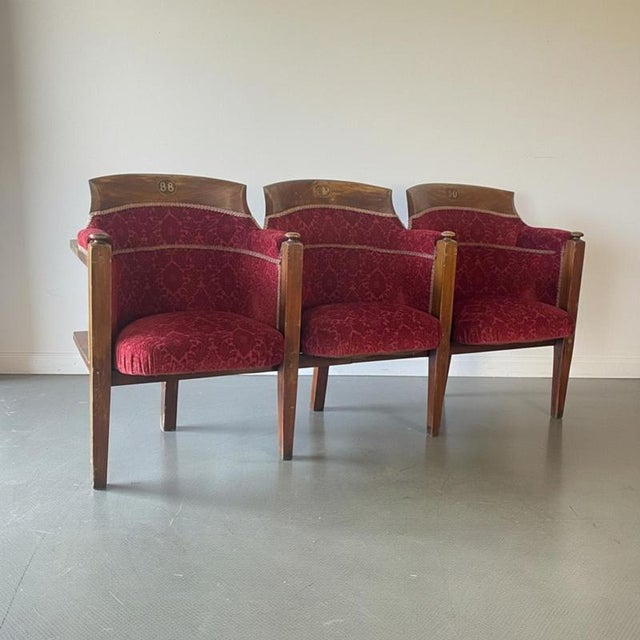 Victorian Theatre Seat Row from Theatre Royal Brighton For Sale - Image 14 of 14