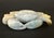 Finely carved blue & gold jade crab. In China, crabs are one of the most widely consumed food sources and signify both...