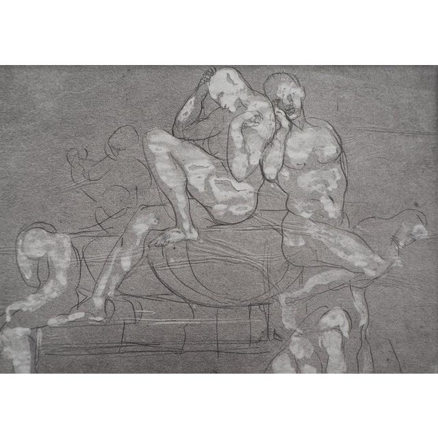 Auguste Rodin: Group of Shadows, Engraving For Sale - Image 6 of 7