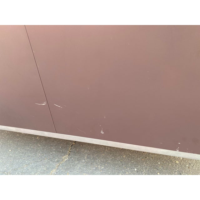 Mid-Century Modern 1980s Steelcase Industrial Vintage Mid Century Modern Metal Credenza Cabinet For Sale - Image 3 of 12