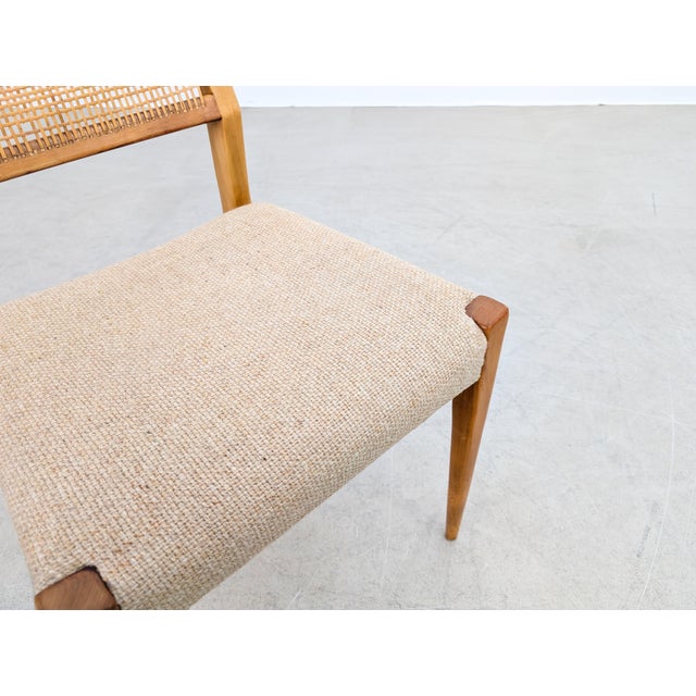 Vintagw Chairs with Birch Cane Weave, Set of 4 For Sale - Image 11 of 12